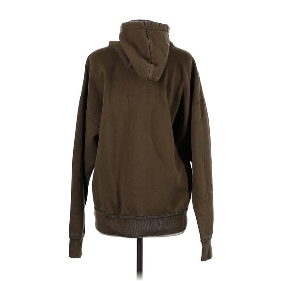 ISABEL MARANT ÉTOILE Brown Logo Cotton Blend Pull Over Hoodie - FR 38 / US 6 - Picture 2 of 2